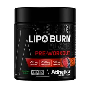LIPO BURN BLACK PRE WORKOUT (200G) FRUTAS VERMELHAS