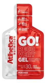 GEL GO RECOVERY 10 SACHES ATHLETICA SABOR: MORANGO