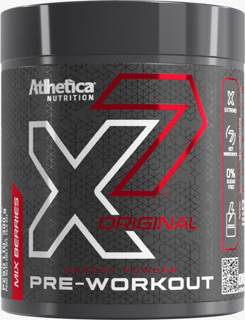 X7 PRE WORKOUT 300GR ATHLETICA SABOR: FRUTAS VERMELHAS