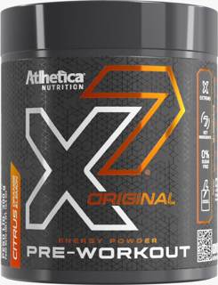 X7 PRE WORKOUT 300GR ATHLETICA SABOR: CITRUS ORANGE