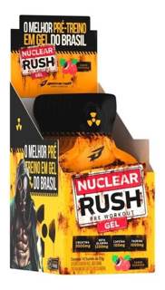 NUCLEAR RUSH GEL DISPLAY C/10 SACHES 25G SABOR: FRUTAS VERMELHAS