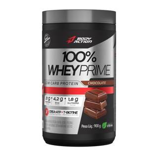 100% WHEY PRIME 900G BODY ACTION SABOR: CHOCOLATE