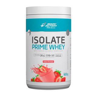 ISOLATE PRIME WHEY 900G BODY ACTION SABOR: MORANGO