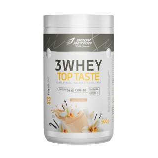 3 WHEY TOP TASTE 900GR BODY ACTION SABOR: BAUNILHA