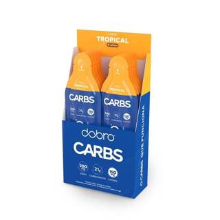 Carbs Gel Dobro sabor Tropical com Cafeína (10un x 30g)