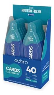 Dobro Carbs Gel 40 Neutro Fresh com Cafeina 10x55g