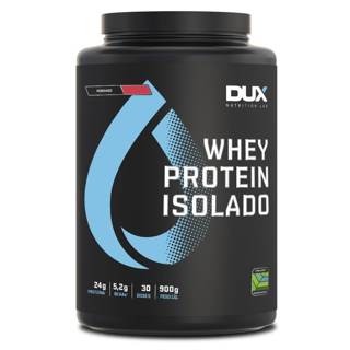 WHEY ISOLADO POTE 900G DUX SABOR: MORANGO