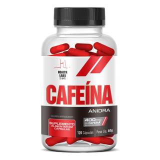 CAFEÍNA 120 CAPS - HEALTH LABS
