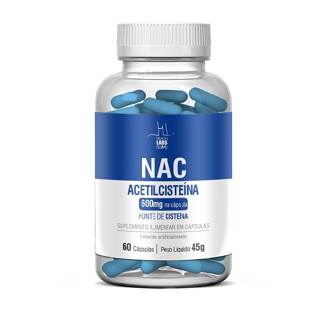 ACETILCISTEÍNA 600MG NAC HEALTH LABS 60 CAPSULAS