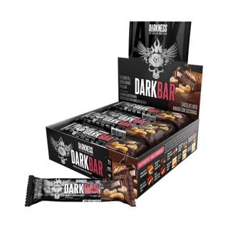 DK WHEY BAR INTEGRALMEDICA DISPLAY C/ 08 UNIDADES SABOR: CHOCOLATE AMARGO E CASTANHAS