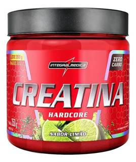 CREATINA HARDCORE 350G SABOR LIMAO