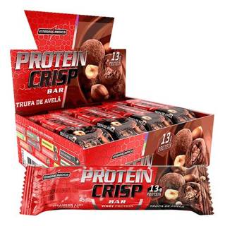 CRISP BAR DISPLAY C/ 12 UNIDADES INTEGRALMEDICA SABOR: TRUFA DE AVELA