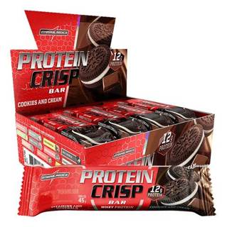 CRISP BAR DISPLAY C/ 12 UNIDADES INTEGRALMEDICA SABOR: COOKIES