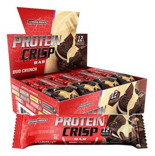 CRISP BAR DISPLAY C/ 12 UNIDADES INTEGRALMEDICA SABOR: DUO CRUNCH