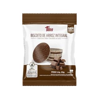 BISCOITO DE ARROZ C/12 UN MR TASTE SABOR CHOCOLATE