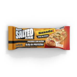 Barra de Proteína Mrs Taste Cookie Bar Salted Pão De Alho 50g – Snack Salgado Rico em Proteínas e Prático