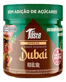 SPREAD COQ10 160G SABOR:CHOCOLATE DUBAI