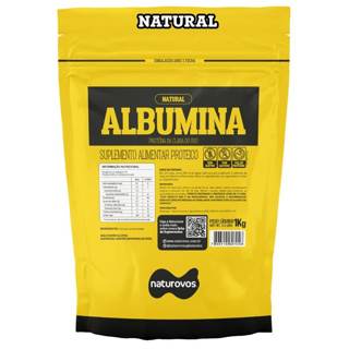 ALBUMINA BAG 1KG NATUROVOS SABOR: NATURAL