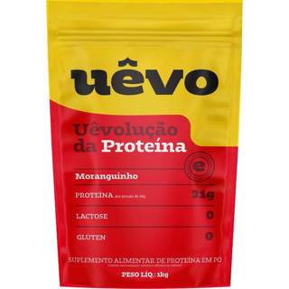 ALBUMINA BAG 1KG NATUROVOS SABOR: MORANGO