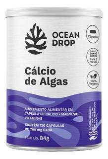 CALCIO DE ALGA 120 TABLET 1000MG OCEAN DROP