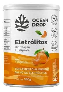ELETROLITOS EM PO 60 DOSES 180G SABOR TANGERINA OCEAN DROP