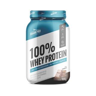100% WHEY POTE 900G SHARK PRO SABOR: CHOCOLATE
