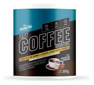 DRY COFFEE 300GR - SHARK PRO SABOR:CHOCOLATE TRUFADO