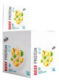 SACHE WHEY BEEF PROTEIN - ABACAXI C/ HORTELÃ - 35GR - CX C/10