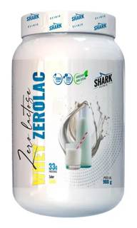 WHEY ZEROLAC POTE 900G - SHARKPRO SABOR: LEITINHO