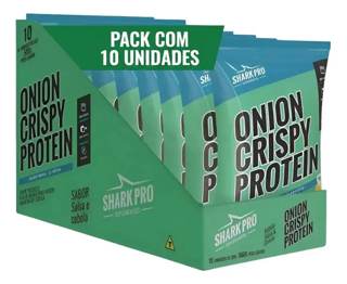 SALGADINHO PROTEICO CEBOLA 50G - DISPLAY C/10