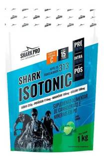 Isotônico Em Pó Isotonic 1kg Shark Pro - Rende 15 Litros Limão