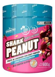 PASTA DE AMENDOIM 600 GR SHARK PRO SABOR: SENSACREAM