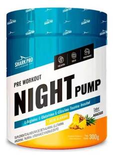 NIGHT PUMP - PRE TREINO 300G SHARK PRO SABOR: ABACAXI