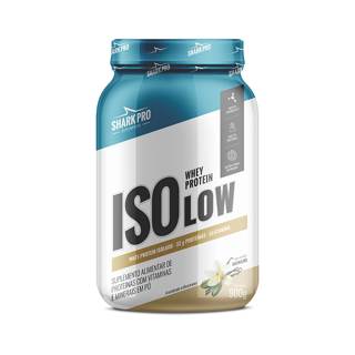ISOLOW - WHEY PROTEIN ISOLADO POTE 900G SHARK PRO SABOR: BAUNILHA