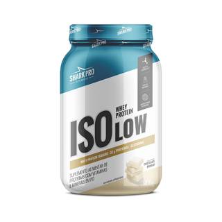 ISOLOW - WHEY PROTEIN ISOLADO POTE 900G SHARK PRO SABOR: CHOCOLATE BRANCO