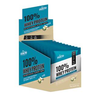 SACHE 100% WHEY 40GR DISPLAY C/ 10 UNID SABOR: BAUNILHA