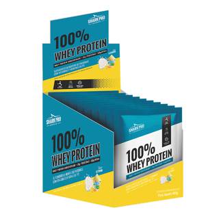 SACHE 100% WHEY 40GR DISPLAY C/ 10 UNID SABOR: LEITINHO