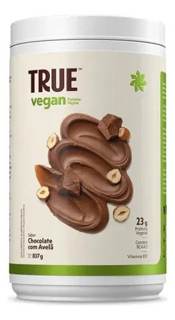 True Vegan Proteína Vegana 837g - True Source - Zero Lactose Chocolate c/ Avelã