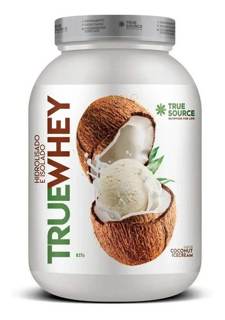 TRUE WHEY POTE 837G -TRUE SOURCE SABOR: COCONUT ICE CREAM