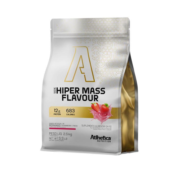 HIPER MASS FLAVOUR 2,5KG ATHLETICA SABOR: MORANGO