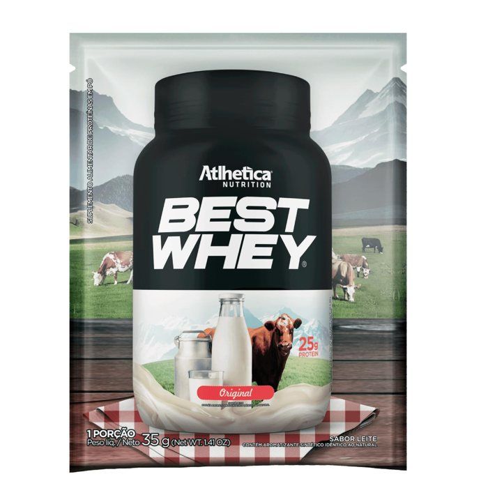 BEST WHEY (DISPLAY C/15 SACHETS DE 35g) ATHLETICA SABOR: ORIGINAL