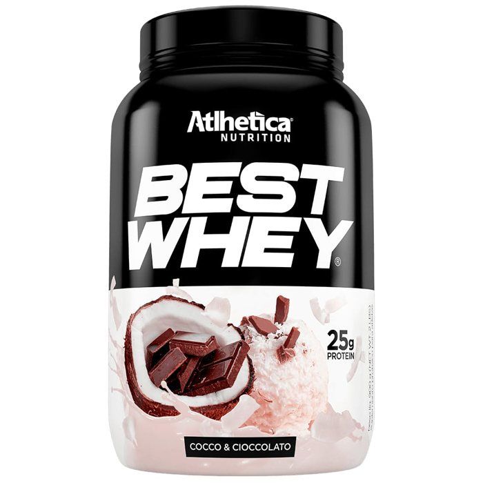 BEST WHEY 900G ATHLETICA SABOR: COCCO & CIOCCOLATO