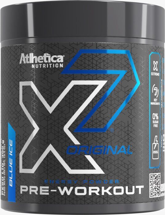 X7 PRE WORKOUT 300GR ATHLETICA SABOR: BLUE ICE