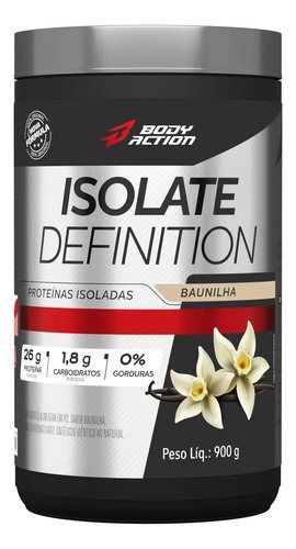 ISOLATE DEFINITION 900G BODY ACTION SABOR: BAUNILHA