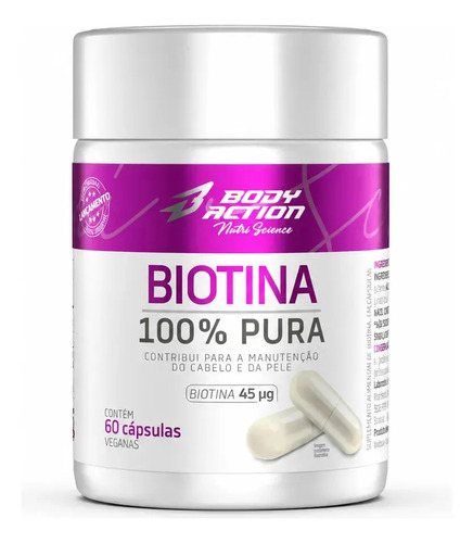 BIOTINA 60 CAPSULAS NUTRISCIENCE