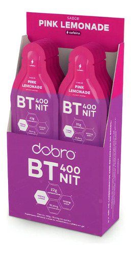 DOBRO BT NITRATO GEL PINK LEMONADE COM CAFEINA E CITRULINA 10X30G
