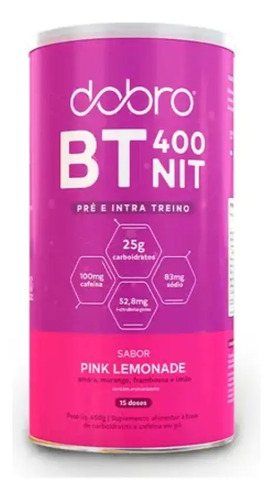 DOBRO BT NITRATO SABOR PINK LEMONADE COM CITRULINA 450G