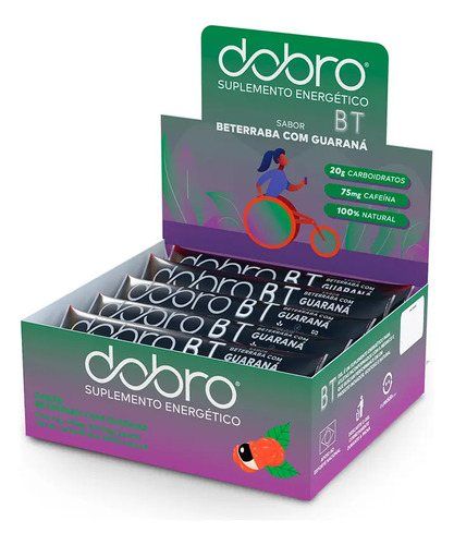 DOBRO BT GEL GUARANA COM CAFEINA 10X30G