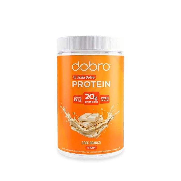 DOBRO SPORT PROTEIN SABOR CHOCOLATE BRANCO 450G