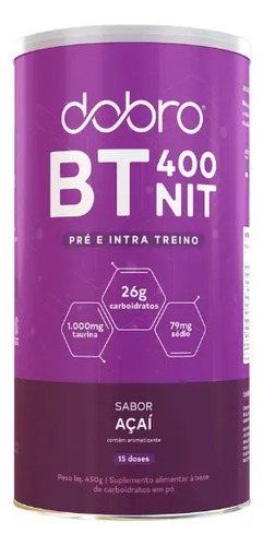 DOBRO BT NITRATO SABOR ACAI COM TAURINA 450G